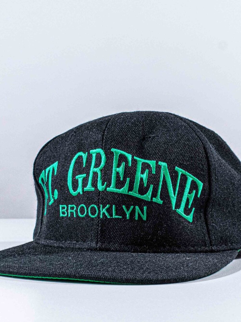 Vintage Fort Greene Brooklyn Snapback Hat 90s Youngan NY Spell Out Cap VTG